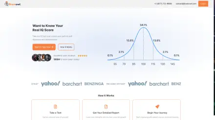 Brainowl website homepage