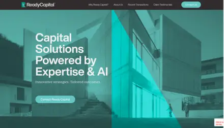 Ready Capital website homepage